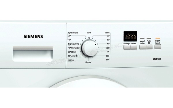 SIEMENS WM14K160FF - Panneau de commandes