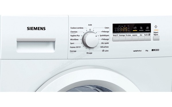 SIEMENS WM14K260FF - Panneau de commandes