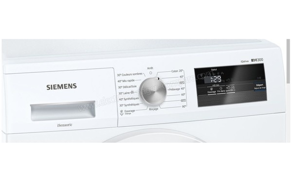 SIEMENS WM14N020FF - Panneau de commandes