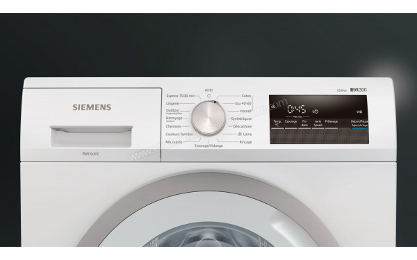 SIEMENS WM14N107FF - Panneau de commandes