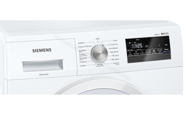 SIEMENS WM14N200FF - Panneau de commandes