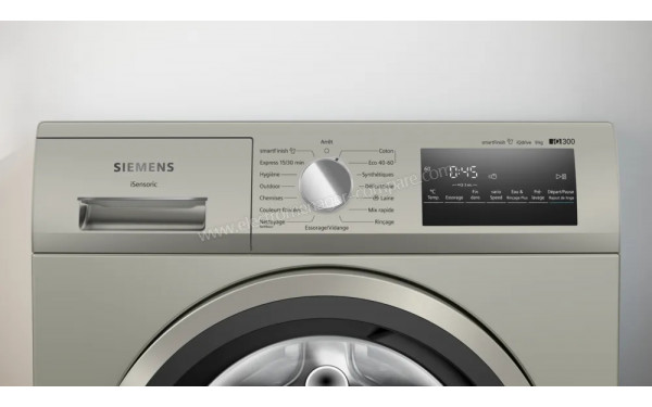 SIEMENS WM14N20XFR - Panneau de commandes