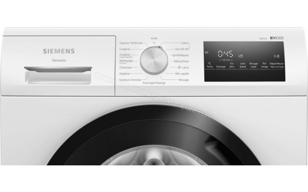 SIEMENS WM14N228FR - Panneau de commandes