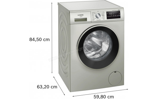 SIEMENS WM14N27QFR - Dimensions