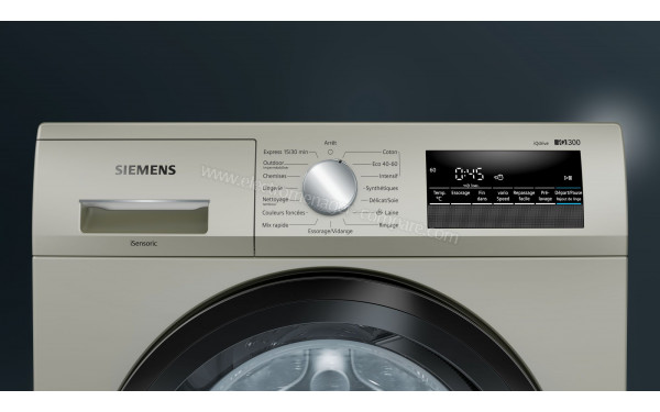 SIEMENS WM14N2X8FF - Panneau de commandes