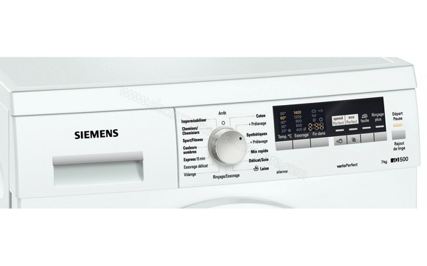 SIEMENS WM14Q462FF - Panneau de commandes