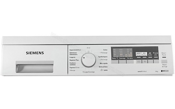 SIEMENS WM14Q48XFF - Panneau de commandes