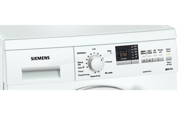 SIEMENS WM14S384FF - Panneau de commandes