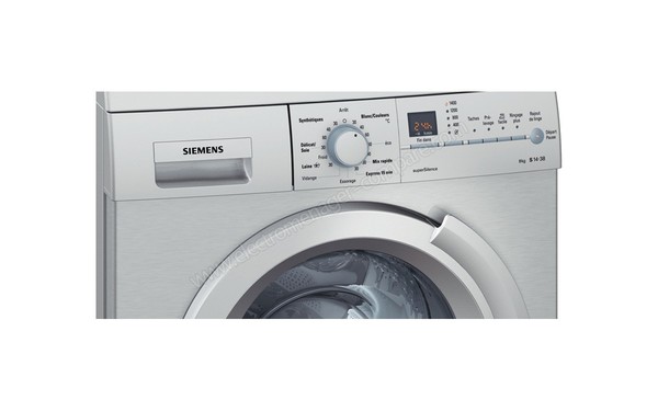 SIEMENS WM14S38XFF - Panneau de commandes