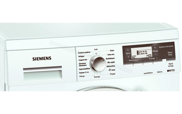 SIEMENS WM14S794FF - Panneau de commandes