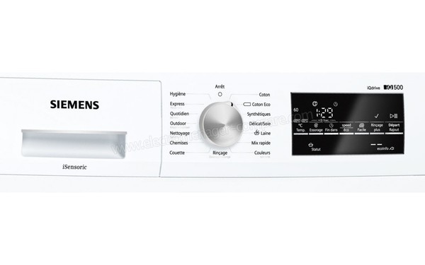 SIEMENS WM14T450FF - Panneau de commandes