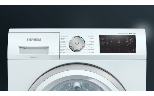 SIEMENS WM14UQ10FF - Panneau de commandes