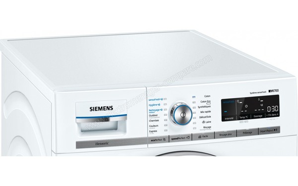 SIEMENS WM14W750FF - Panneau de commandes