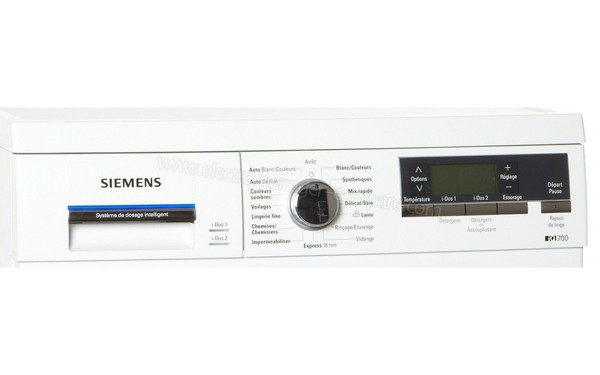 SIEMENS WM16S840FF - Panneau de commandes