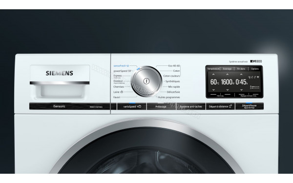 SIEMENS WM16XFH1FF - Panneau de commandes