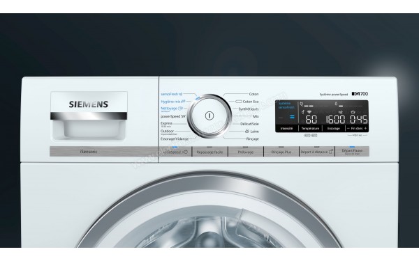 SIEMENS WM16XLH0FF - Panneau de commandes