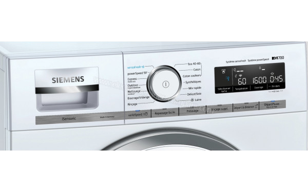 SIEMENS WM16XLH2FF - Panneau de commandes