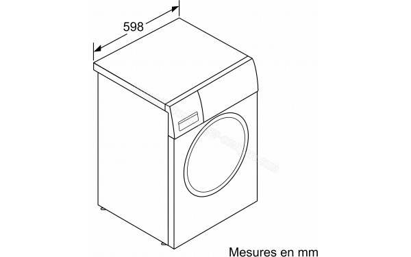 SIEMENS WM16XMH2FF - Dimensions