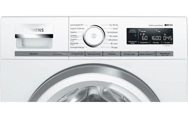 SIEMENS WM16XMH2FF - Panneau de commandes