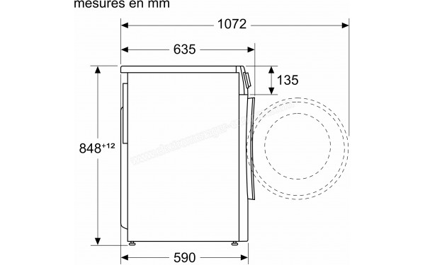 SIEMENS WN44A109FF - Dimensions