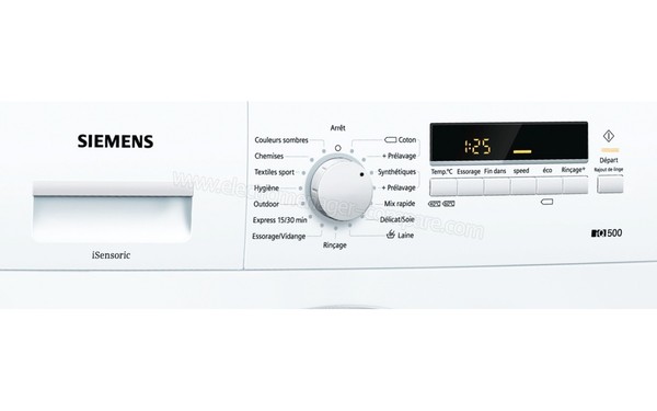 SIEMENS WS12K263FF - Panneau de commandes