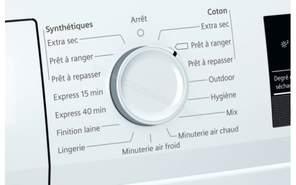 SIEMENS WT43N207FF - Vue des programmes