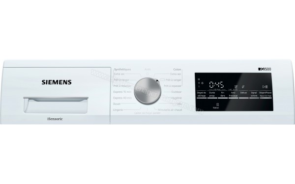 SIEMENS WT45G429FF - Panneau de commandes