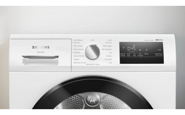 SIEMENS WT45H00BFR - Panneau de commandes