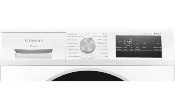 SIEMENS WT45H00SFR - Panneau de commandes