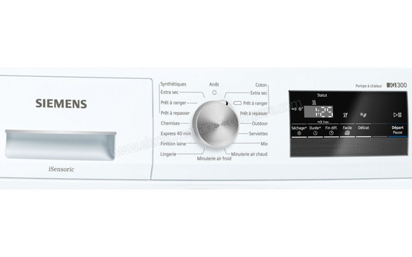SIEMENS WT45H290FF - Panneau de commandes