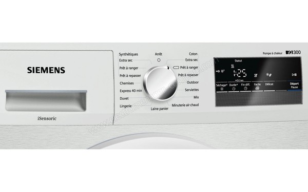 SIEMENS WT45H2X0FF - Panneau de commandes