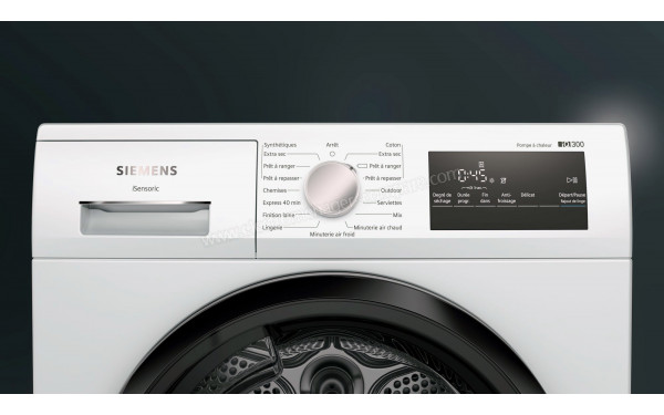 SIEMENS WT45HV14FR - Panneau de commandes