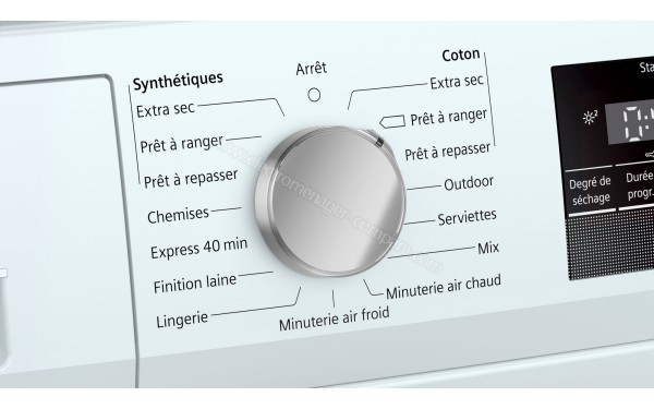 SIEMENS WT45RV02FF - Programmes