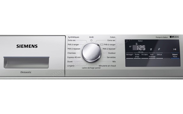 SIEMENS WT45RVX0FF - Panneau de commandes