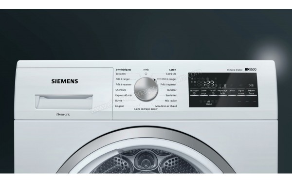 SIEMENS WT47RT08FF - Panneau de commandes (cr&eacute;dit : Boulanger)