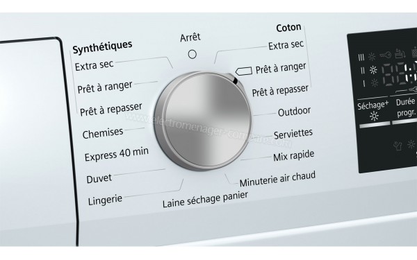 SIEMENS WT47RT08FF - Vue des programmes (cr&eacute;dit : Boulanger)