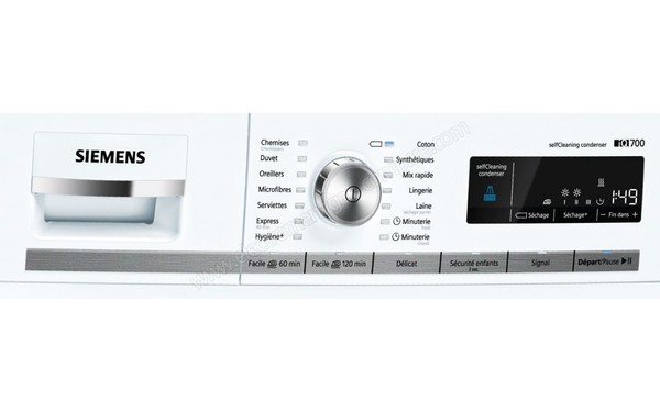 SIEMENS WT47W590FF - Panneau de commandes