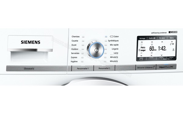 SIEMENS WT47Y8H1FF - Panneau de commandes