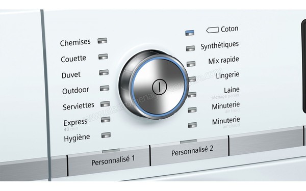 SIEMENS WT47Y8H2FF - Vue des commandes