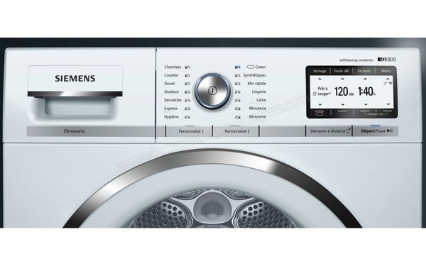 SIEMENS WT47Y8H2FF - Panneau de commandes