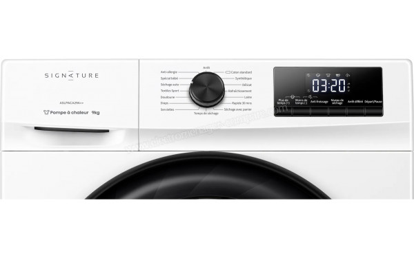 SIGNATURE ASLPACA29A++ - Panneau de commandes