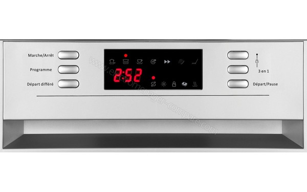 SIGNATURE SDW12X47DB - Panneau de commandes