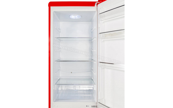 SIGNATURE SFC252VR - Vue de l'int&eacute;rieur partie r&eacute;frig&eacute;rateur