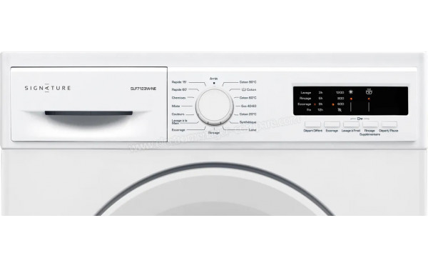 SIGNATURE SLF7123W-NE - Panneau de commandes