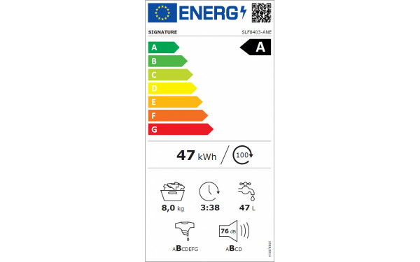 SIGNATURE SLF8403-ANE - &Eacute;tiquette &eacute;nergie v2