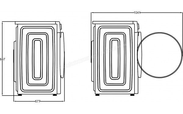 SIGNATURE SLFS106EB - Dimensions