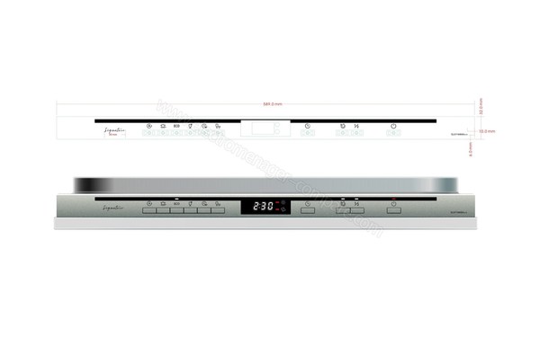 SIGNATURE SLVI1444A++ - Panneau de commandes