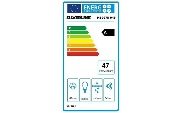 SILVERLINE H80078 015 - &Eacute;tiquette &eacute;nergie