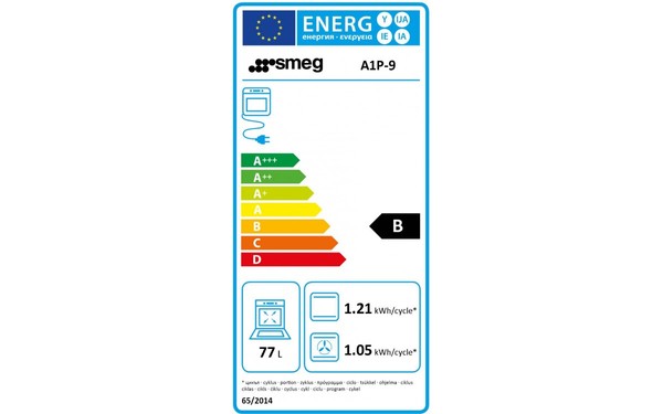 SMEG A1P-9 - &Eacute;tiquette &eacute;nergie