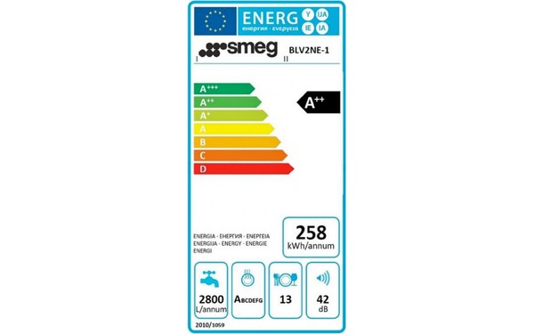 SMEG BLV2NE-1 - &Eacute;tiquette &eacute;nergie